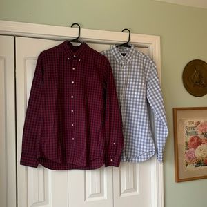 Men’s JCrew Factory Untucked Button Downs - MEDIUM